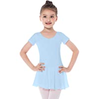Bezioner Vestido de Ballet Maillot de Danza Gimnasia Leotardo Algodón Body Clásico para Niña